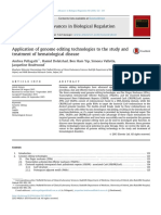 Application of Genome Editing Technologies To The Study Andtreatment of Hematological Disease