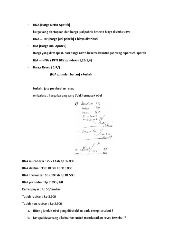 Harga Netto Apotek Adalah - Homecare24