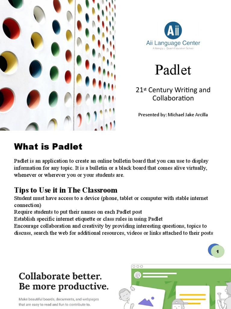 Padlet For Writing And Collaboration Pdf
