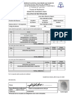 Formato para Rectificación Extemporanea