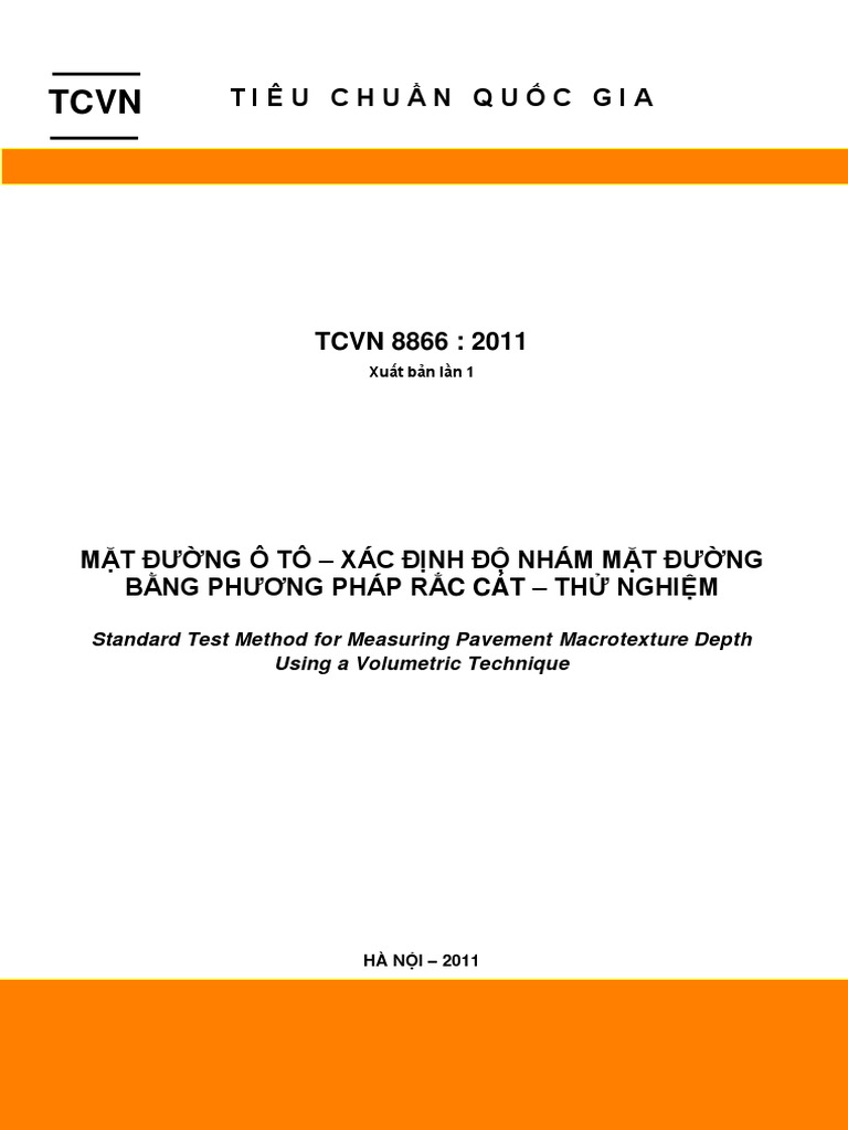 TCVN 8866 2011 PDF | PDF