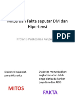 Mitos Dan Fakta Seputar DM Dan Hipertensi