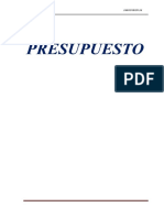 PRESUPUESTO