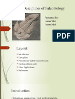 Integrated Desciplines of Paleontology
