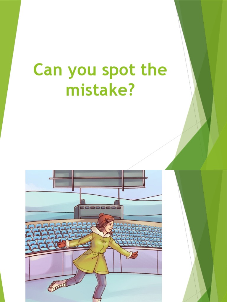 Can You Spot The Mistake Pdf