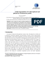 Kinetics of Cometabolic Degradation of 2-Chlorophe PDF