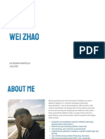 Wei Zhao - UX Portfolio