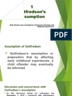 Gotfredson's Assumption + Proposed Amendment