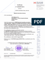 EgaMaster Test Certificate - AlBr