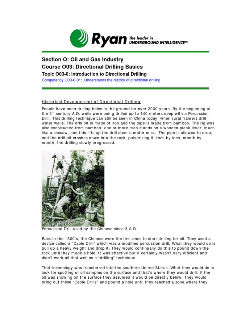 Introduction to Directional Drilling | PDF | Drilling Rig | Oil Well