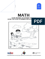 Math 6 DLP 1 - Giving Meaning of Exponent and Base Giving The Value of Numbers Involving Exponent PDF