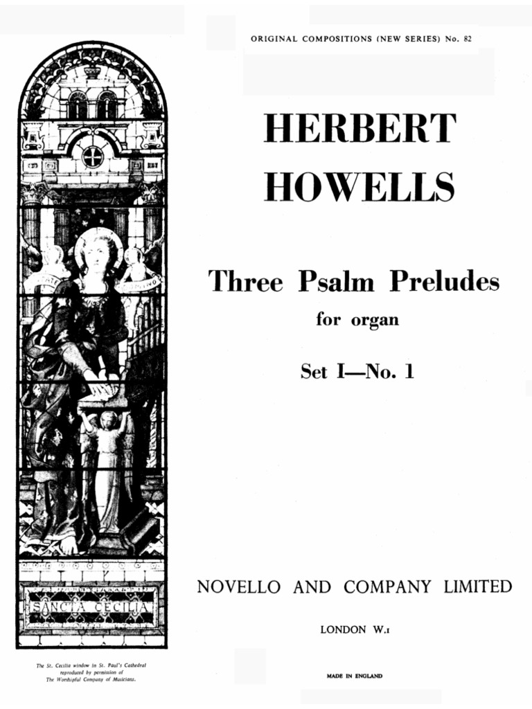 Howells Psalm Prelude Set 1 Pdf