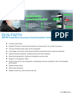 DCS-F02TH Temperature Screening & Face Recognition Terminal-Datasheet