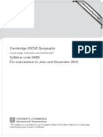 Cambridge IGCSE Geography - Papers - XtremePapers - Advancing