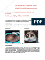 A RARE CASE OF TWIN PREGNANCY IN BICORNUATE UTERUS Poster