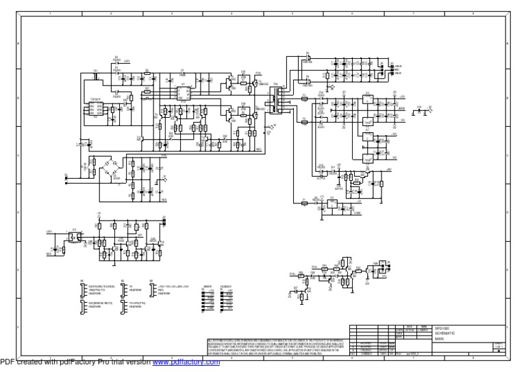 Behringer SPS1000 Power Supply Schematic PDF PDF