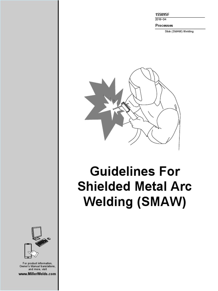 Guidelines For Shielded Metal Arc Welding (SMAW) : Processes | PDF ...