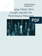 Managing Talent: How Google Searches For Performance Measures