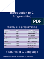 Introduction to C Programming Language