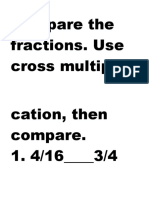 Compare and solve proportions involving fractions, ratios, and rates