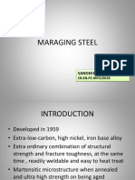 Maraging Steel: Sandeep Nair