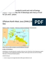 Offshore North West Java (ONWJ) Block at Java Sea - Mande Blog