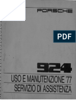 Porsche 924 1977 User Manual PDF