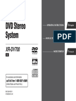 DVD Stereo System: XR-DV700