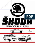 Skoda Service Bulletin 1980 - 1 PDF