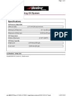 018-017 Lubricating Oil System: Specifications