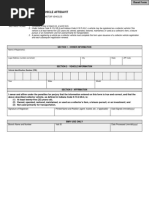 Indiana One and the Same Affidavit | PDF | Affidavit | Perjury