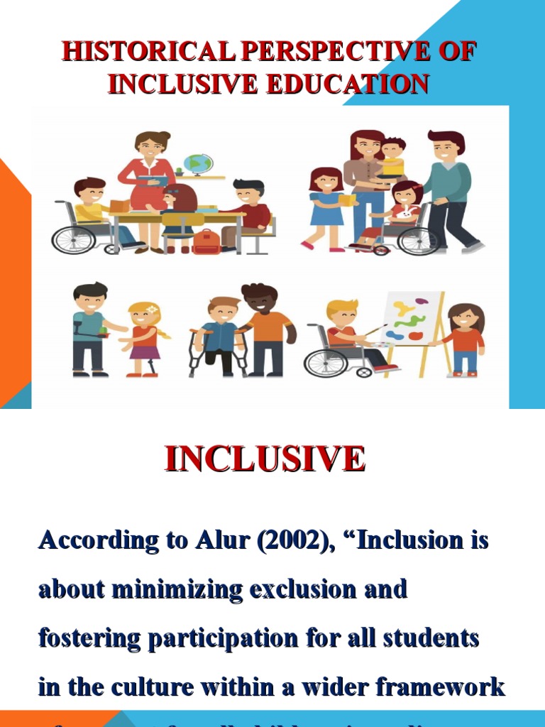 Historical Perspective of Inclusive Education | Download Free PDF ...
