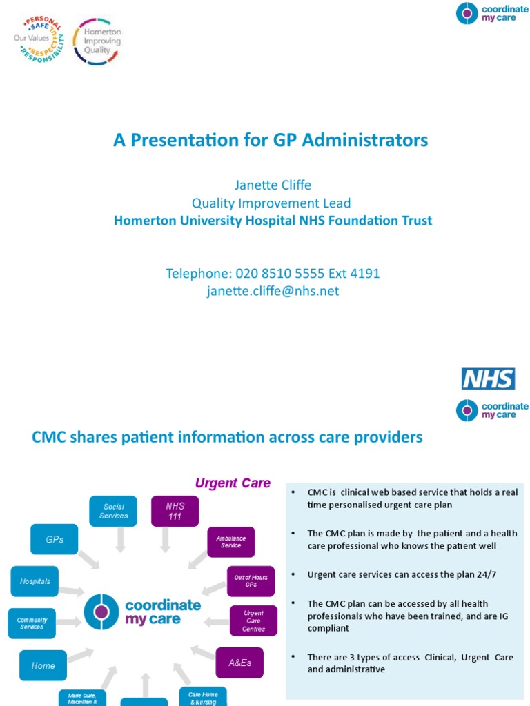 CMC Plan Access for GP Administrators | PDF | General Practitioner ...