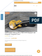 Gibson ES-175D 1979 Natural! All Original! Original Case Lovies Guit PDF