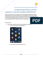 Exporting TerraSync SSF Files To Esri Shapefiles From GNSS Device