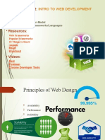 Intro to Web Development Frameworks