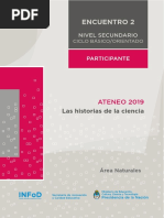 Nivel Secundario Ateneo Didáctico Encuentro 2 Ciclo Básico y Orientado Ciencias Naturales Carpeta Participante