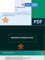 Plantilla de Presentacion Pitch - Proyecto Productivo 2020