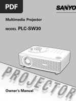 Download Sanyo Multimedia Projector PLC-SW30 751580 by petrolface SN47002700 doc pdf