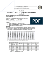 Introducción a la Estadística Moderna: Práctica 01 de ordenamiento, clasificación y representación gráfica de datos