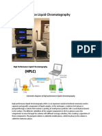 Schematic Diagram of High Performance Liquid Chromatography