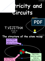 Electricity and Circuits: T.Vijitha
