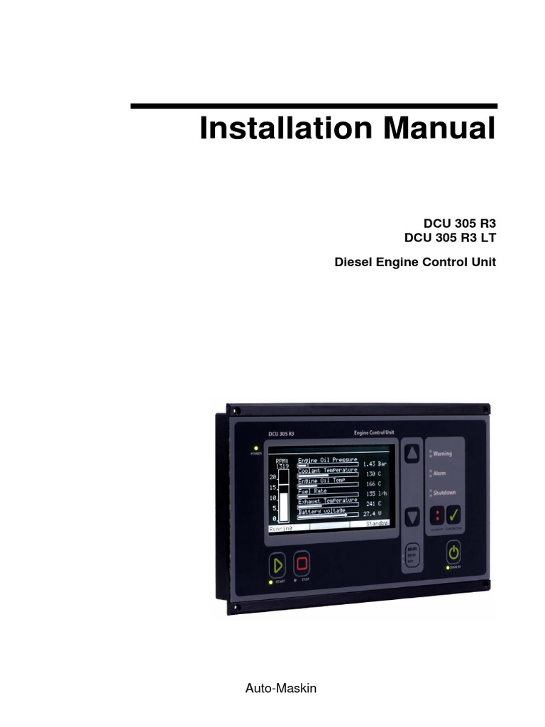 DCU 305 R3 and R3 LT Installation Manual | PDF | Relay | Switch