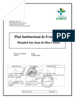 Plan Institucional de Evacuación Hospital Juan de Dios PDF