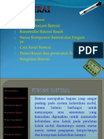 Bahan Presentasi Materi Baterai