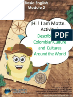 Basic Activity 3 Describing Your Culture and Others
