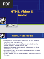 HTML Videos and Audio