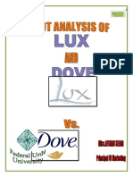 SWOT ANALYSIS Between Two Great Competitors LUX Vs Dove