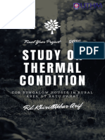 Thermal Comfort Rural Bungalow Houses