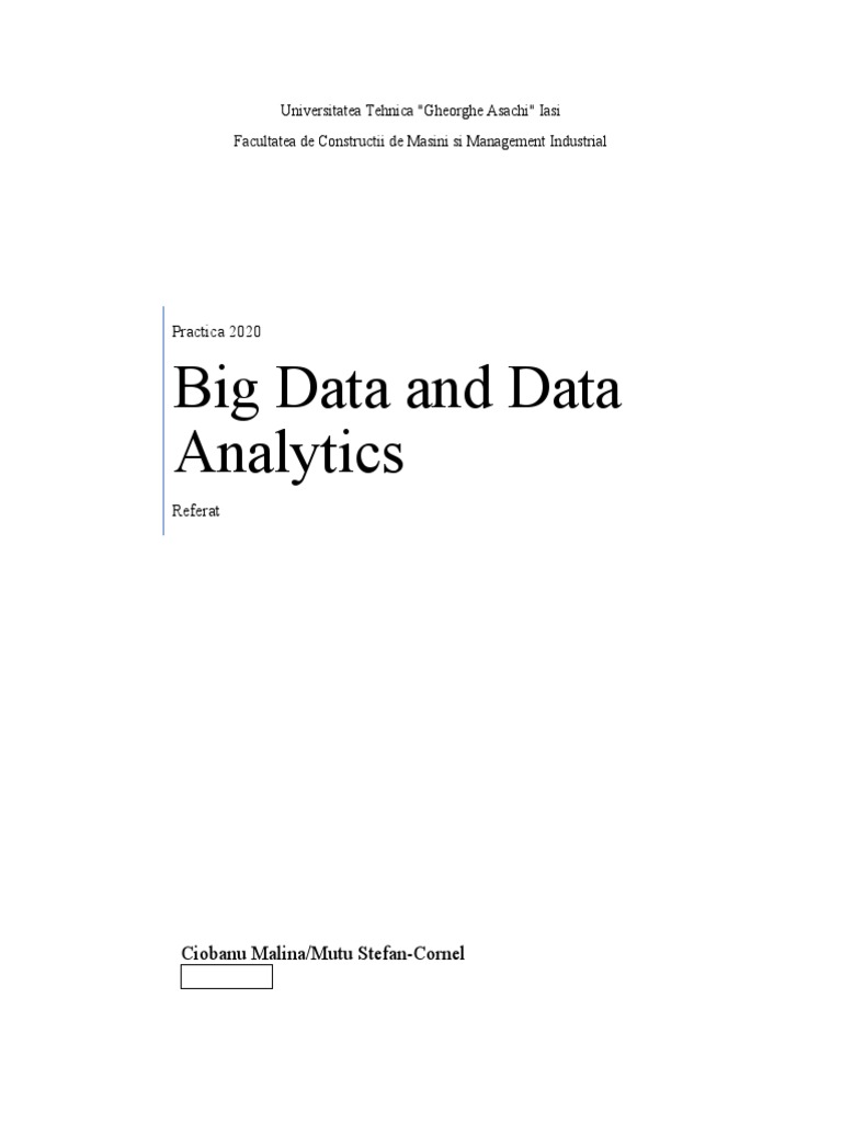 Big Data Analysis | PDF